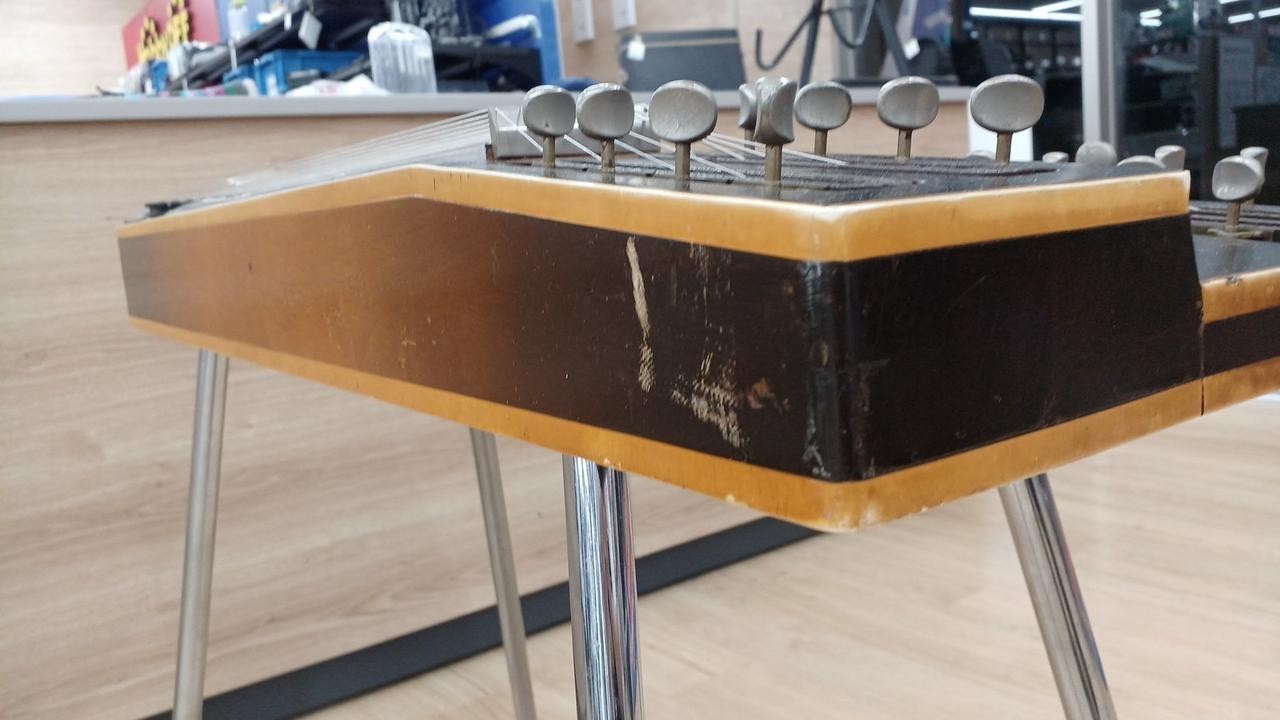 Vintage Gibson Console Grande Double Neck 8-String Steel Guitar w/ Case Japan