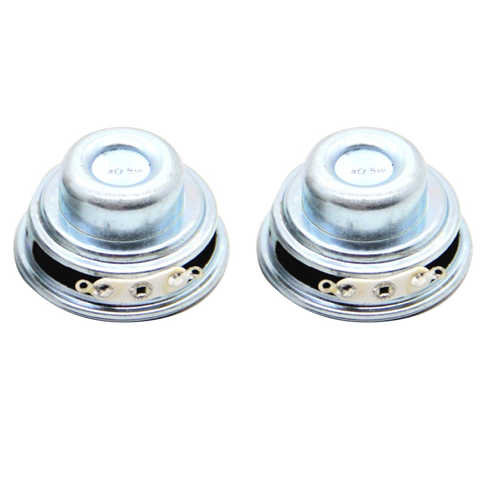 2PCS High Sensitivity Full-Range Speakers 5W 4Ω Superior Frequency Response