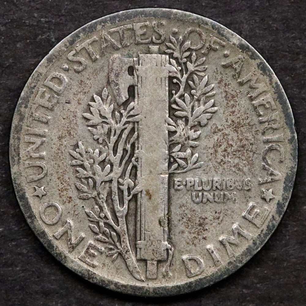 1921 10c Mercury Dime - VG