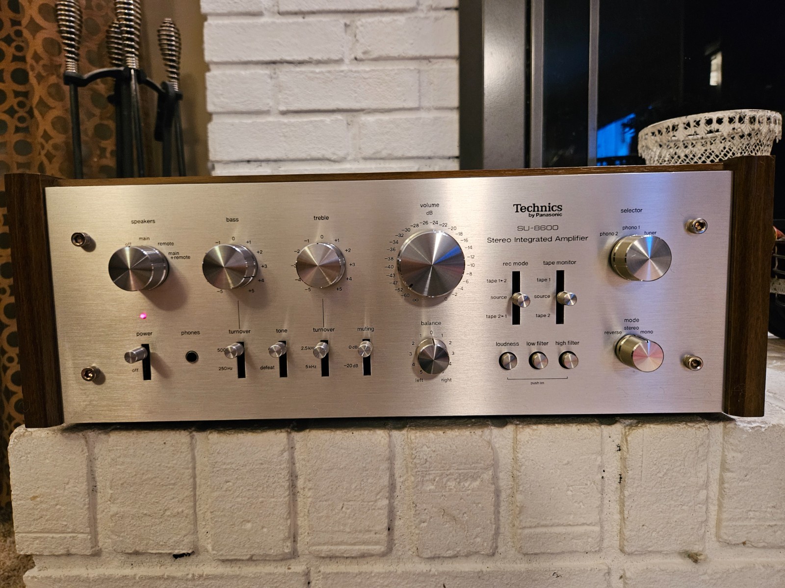 Technics SU-8600 Integrated Amplifier - Fully Serviced, recapped, LED