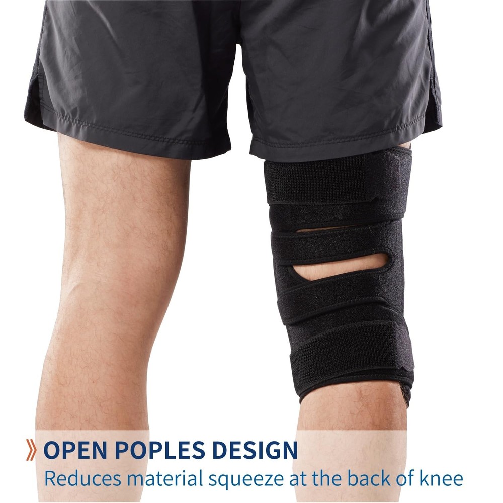 Adjustable Hinged Knee Brace, with Dual Side Polycentric Hinges – Stabiliz