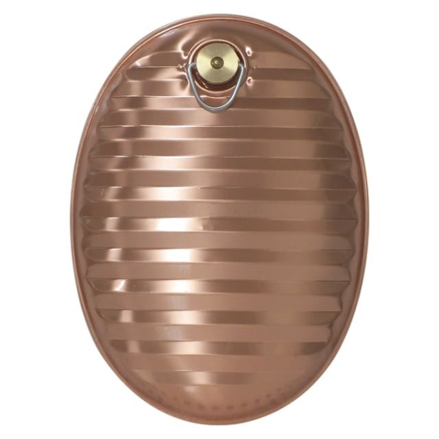 Doi Metal Kasei Pure Copper Hot Water Bottle 2.6L Yutanpo with Bag Japan 112510