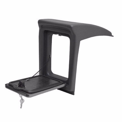 Ranger Boat Glove Box Panel 7202780G | Gray Plastic