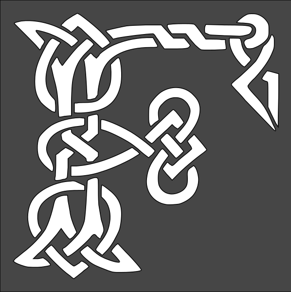 12"x12" Clear Plastic Stencil - Letter/Initial F (SA1053)