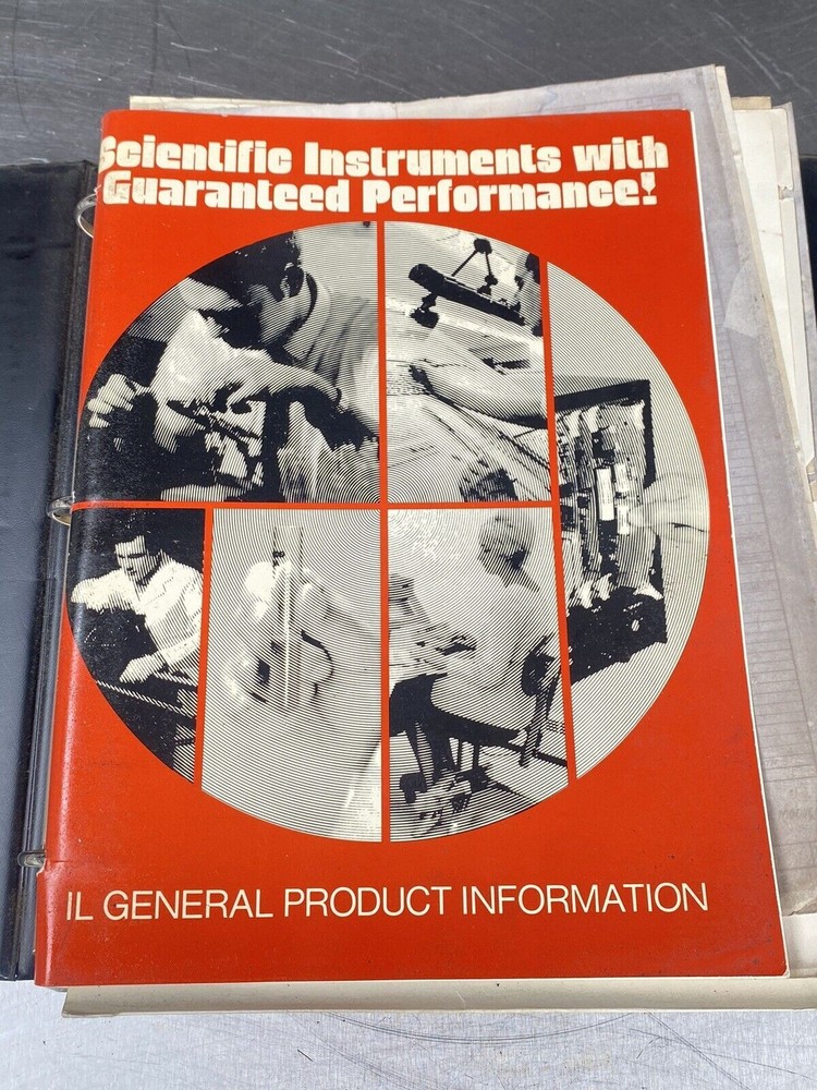 Instrumentation Laboratory Inc. Radiometer - Users Manual / Instructions Book