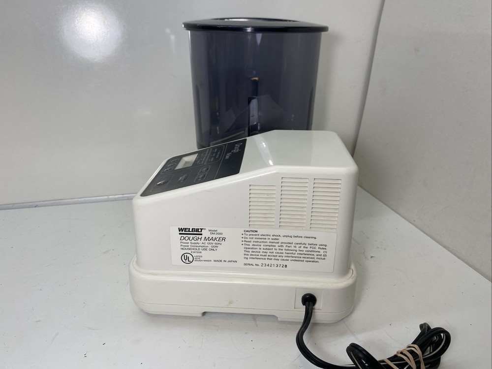 Welbilt DM2000 Dough Maker Mixer Programmable Bread Cookie Pastry Pasta TESTED