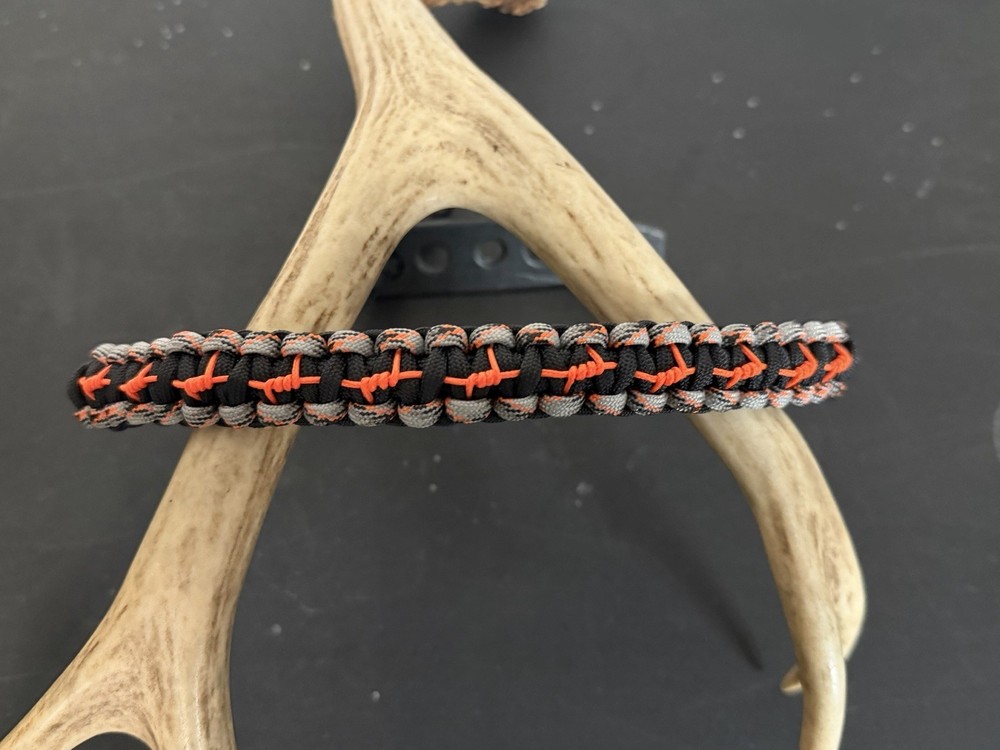 Black, Grey, Orange Bow Wrist Sling