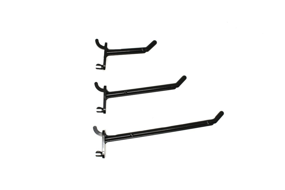 2", 4", 6" Plastic Pegboard Hooks Garage/Tools/Storage/Crafts/Multi-Colors/packs
