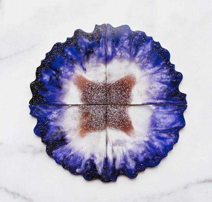 Agate Resin Coasters Kit
