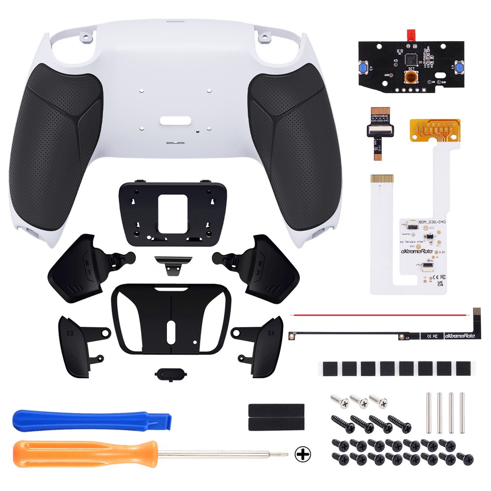 4 Back Buttons Back Shell RISE4 V3 Remap Kit for PS5 Controller BDM-030 040 050