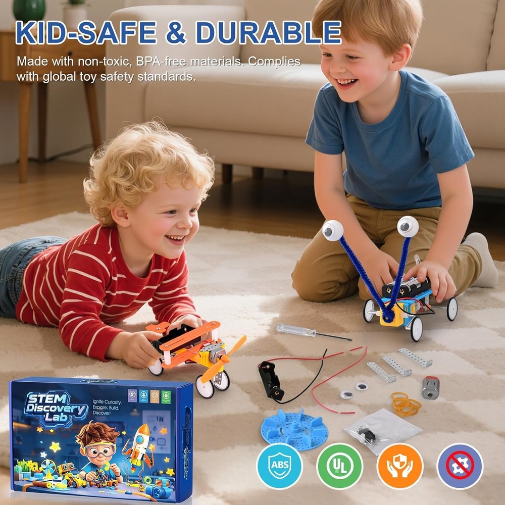 DIY STEM Kits for Kids,Robot Building Science Kits Engineering Projects