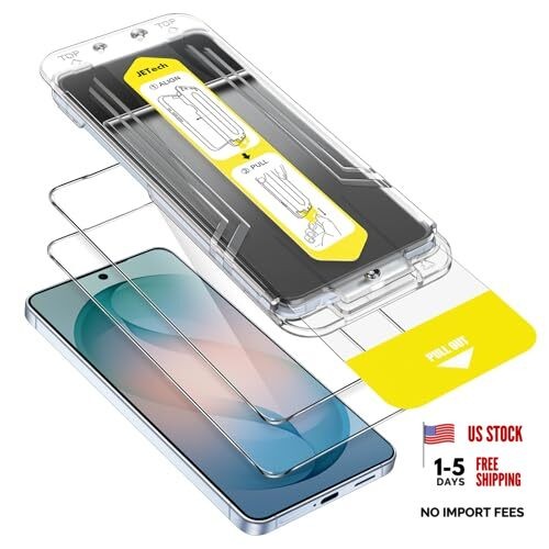 Screen Protector for Samsung 10-Second Easy Installation Kit with Galaxy S26