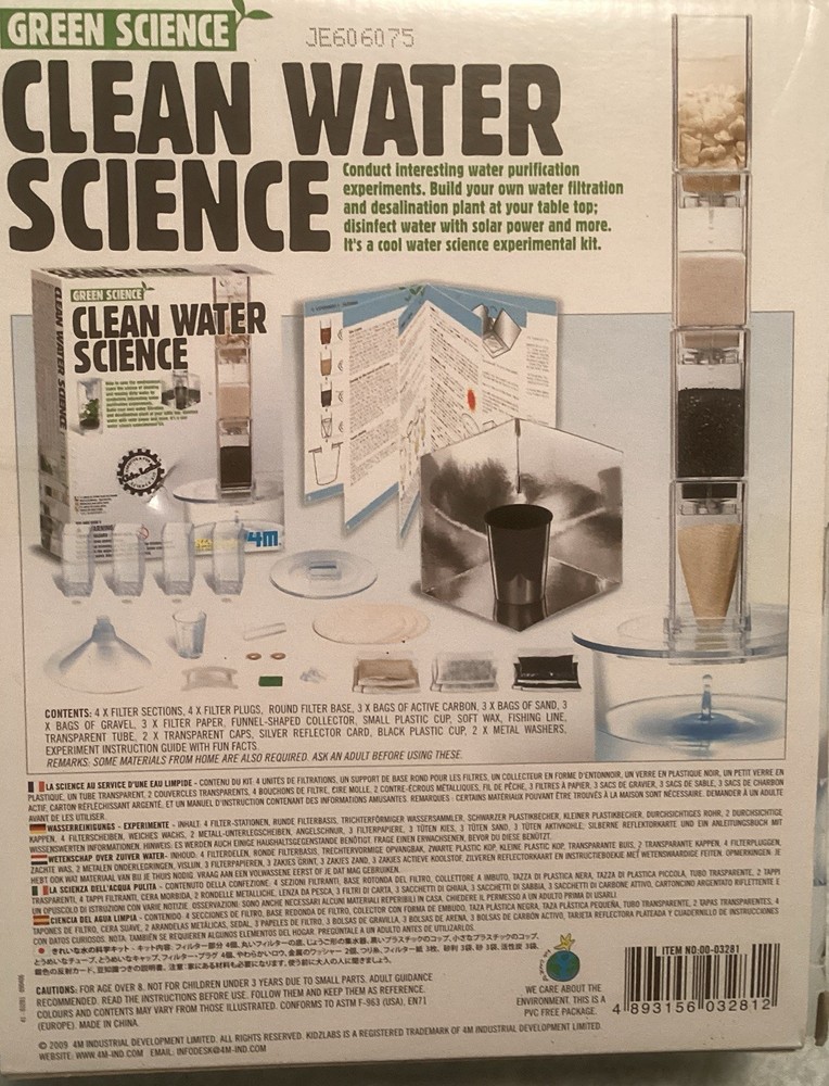 Kidz Lab Clean Water Science Kit