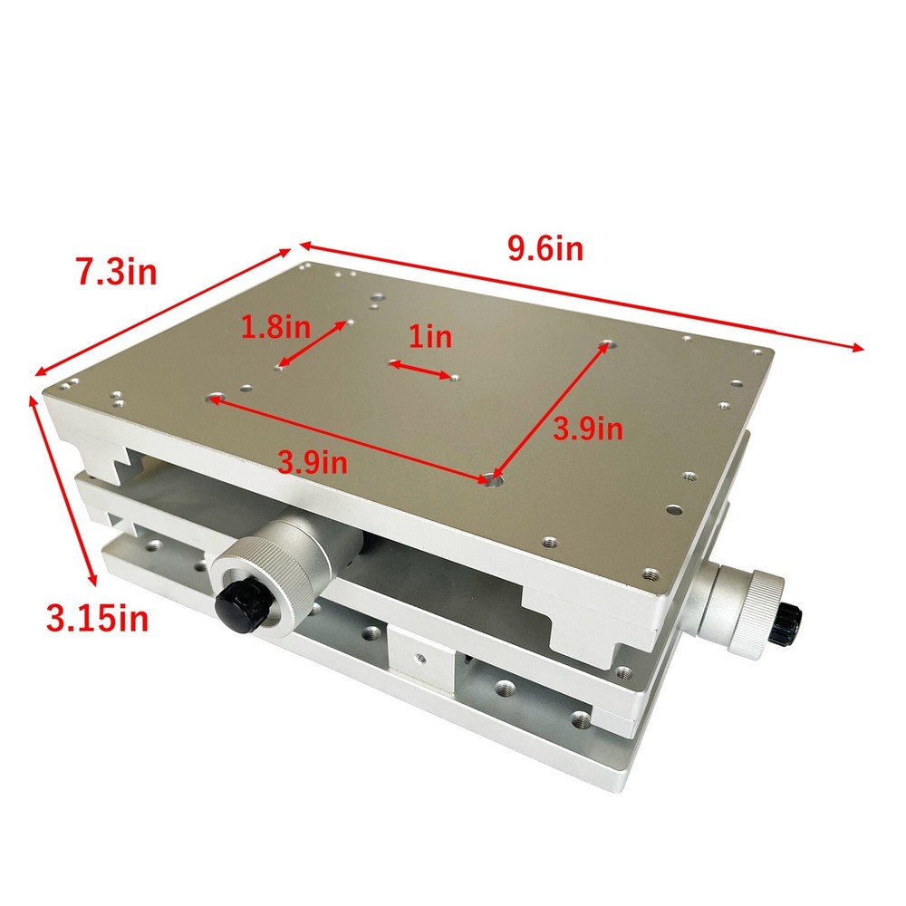 210*150mm Laser Marking Machine XY Axis Positioning Moving Work Table Workbench