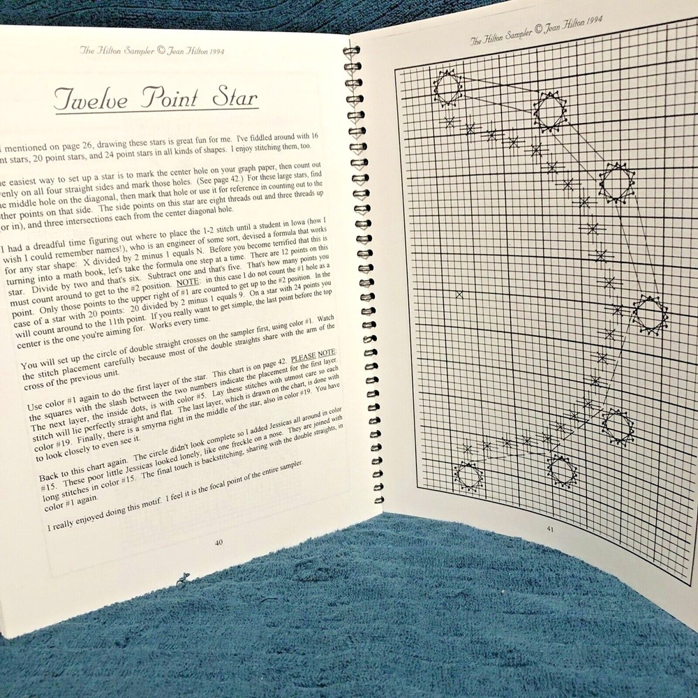 Jean Hilton THE HILTON SAMPLER Complete Charted Book