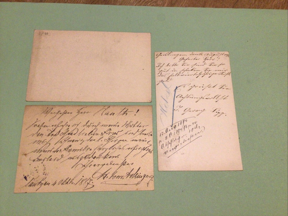 Germany Wurttemberg 3 Postcards A21820