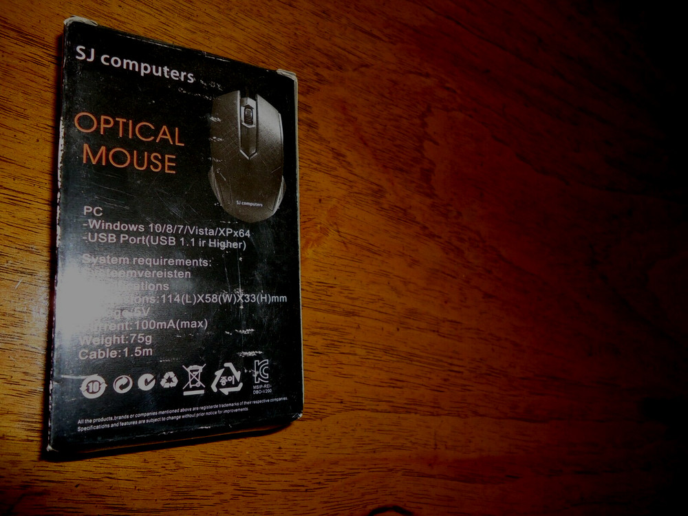 SJ Computers Optical Mouse USB