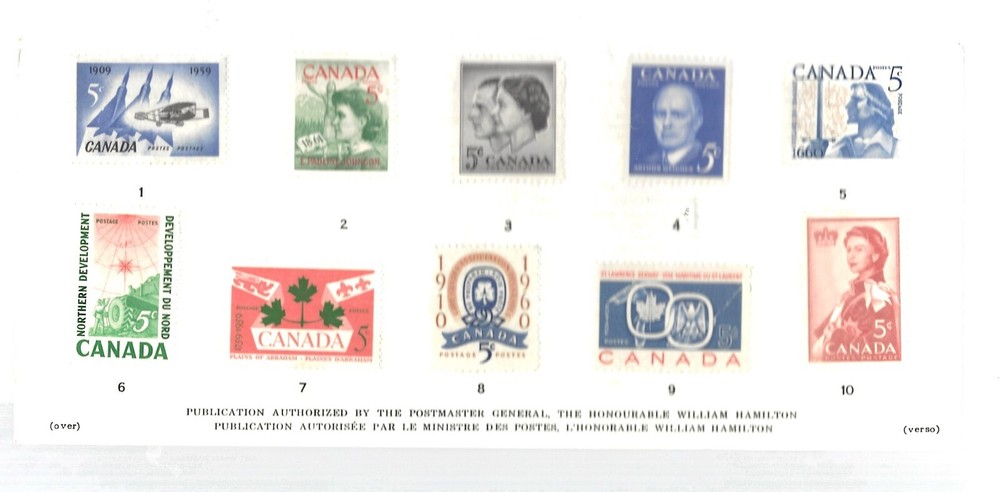 Canada 1961 Souvenir Article #3 Mint $20