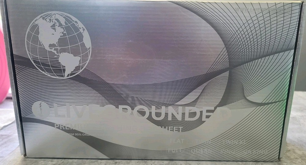 LiveGrounded Fitted Sheet Queen - Gray