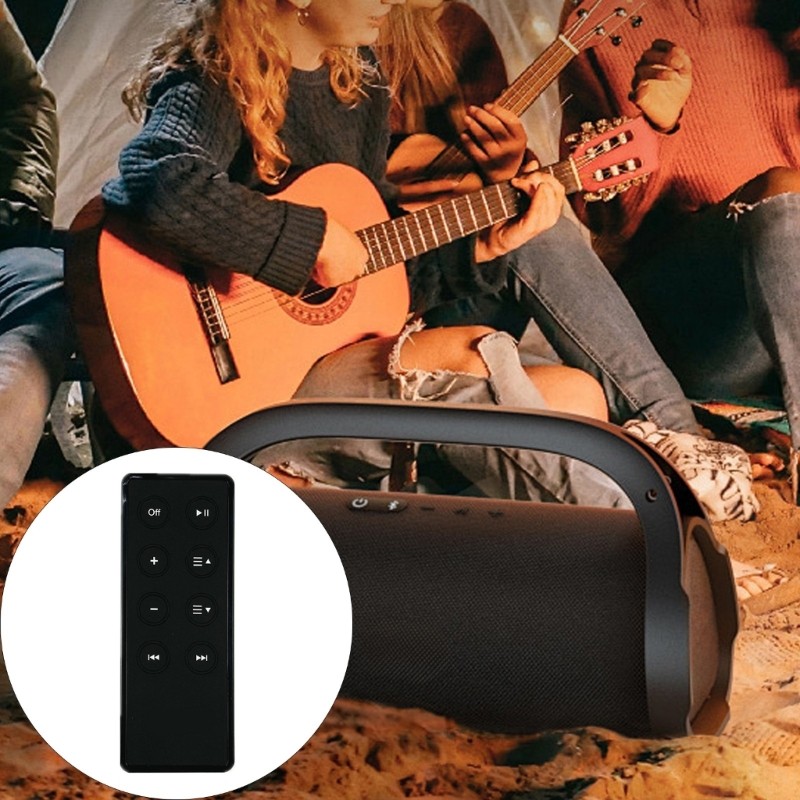 Long Battery Life Remote for Speaker Systems Wide Compatibility Plastic Texture