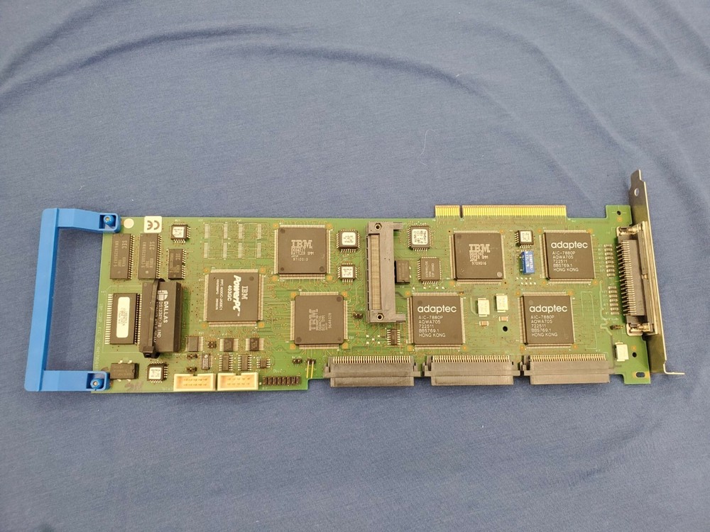 3CH PCI SCSI RAID Controller IBM FRU 76H6875 ServeRAID Working Pull 3 Channel