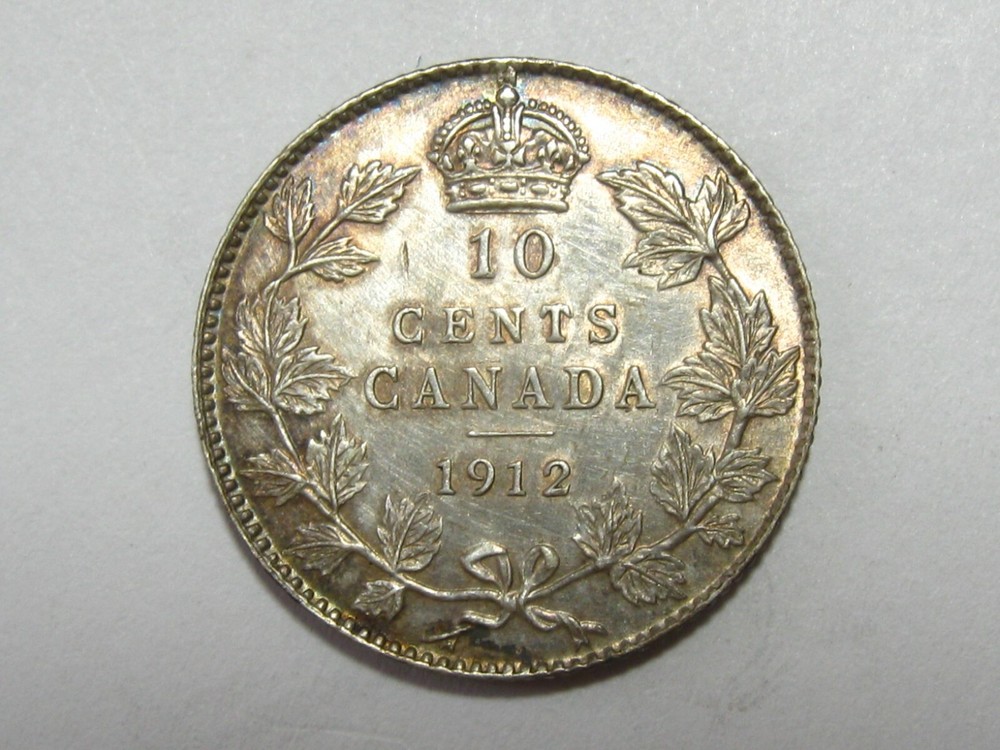 1912 Canada 10 Cents - #6357-90