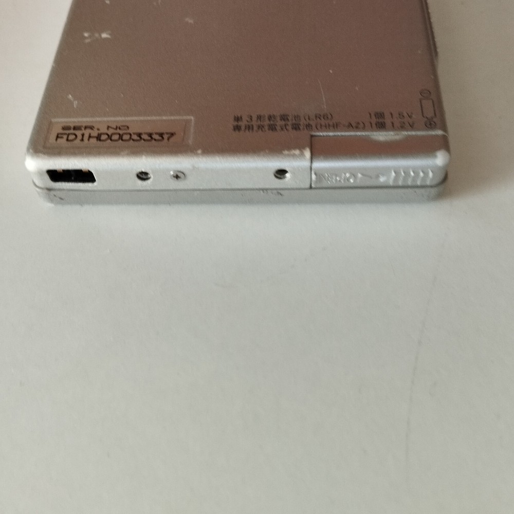 Panasonic MD Player Mini Disc Model SJ-MJ88 Silver Working No Battery