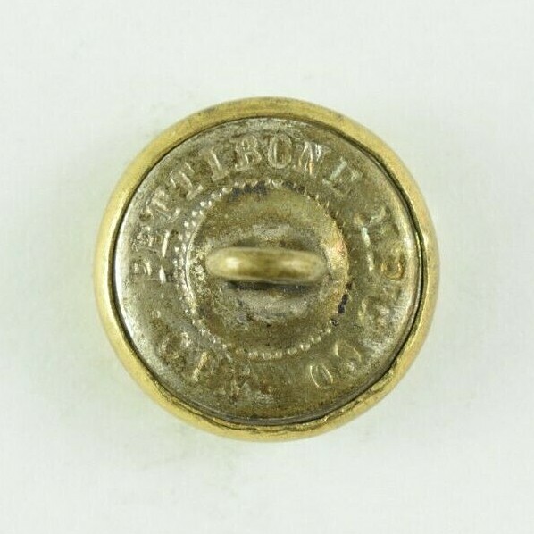 1870s-80s U.S. Eagle Army Uniform Button Original K2AT