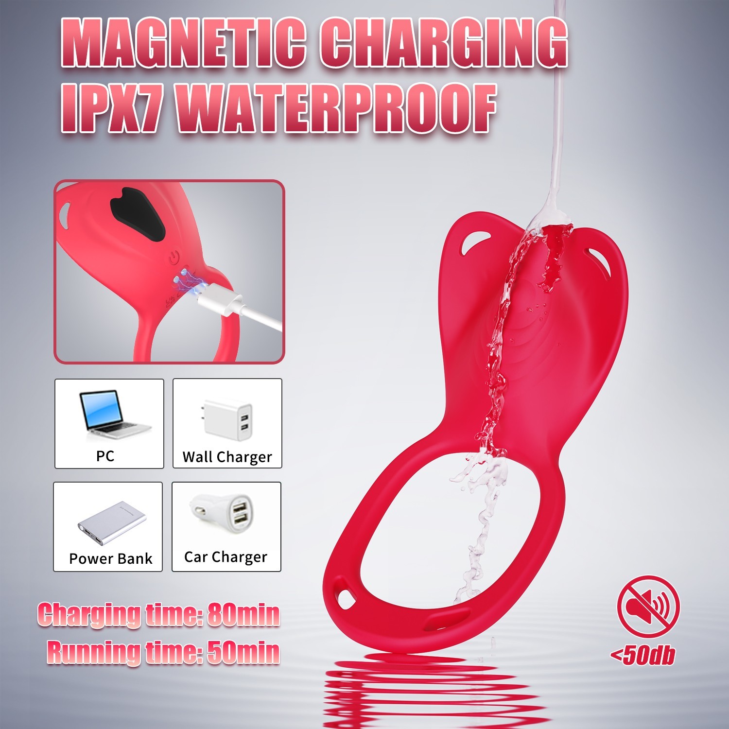 Wearable Panty Vibrator Clitoral G Spot Massager Penis Ring Couple Women Sex Toy