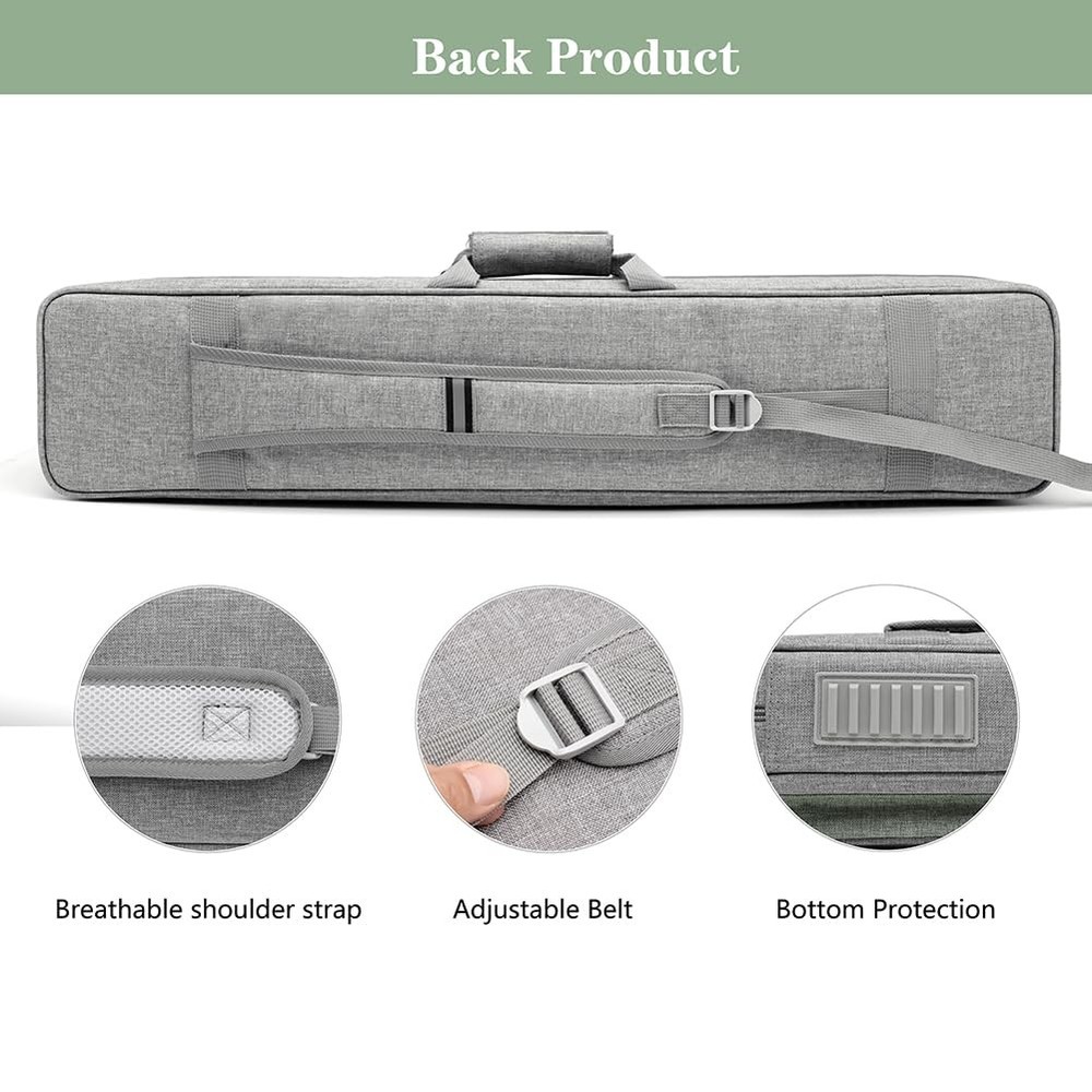 32inch Pool Cue Case with 4X4 Design Pool Stick Bag with Backpack Strap,Holds...