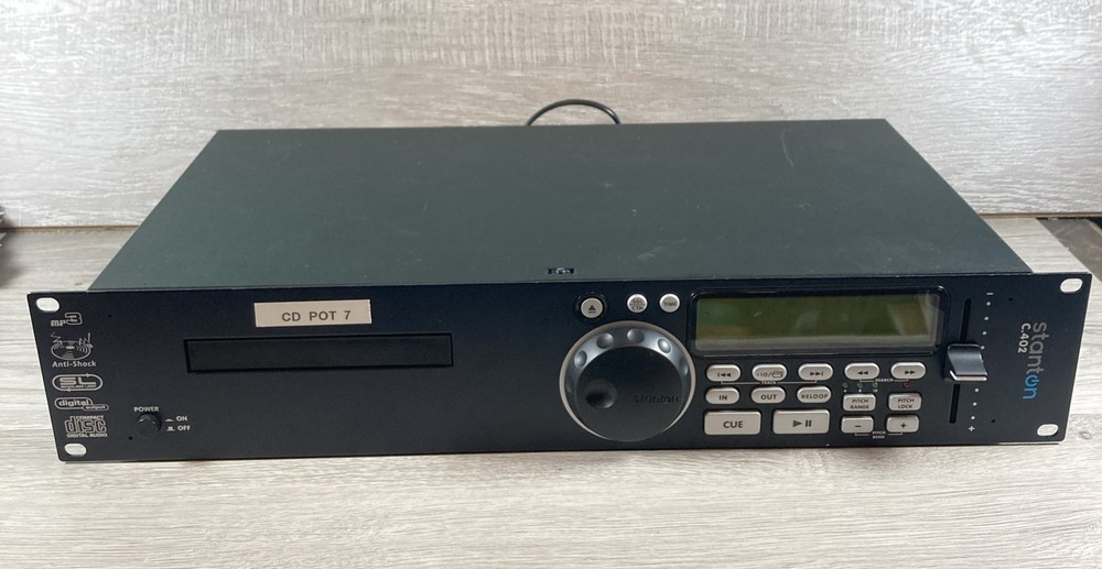 Stanton C.402 Professional Rackmount CD Player - Tested Working
