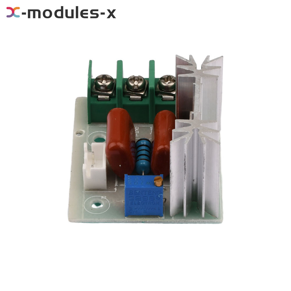 AC50-220V 2000W Voltage Regulator Module Motor Speed Controller Light Dimmer Kit