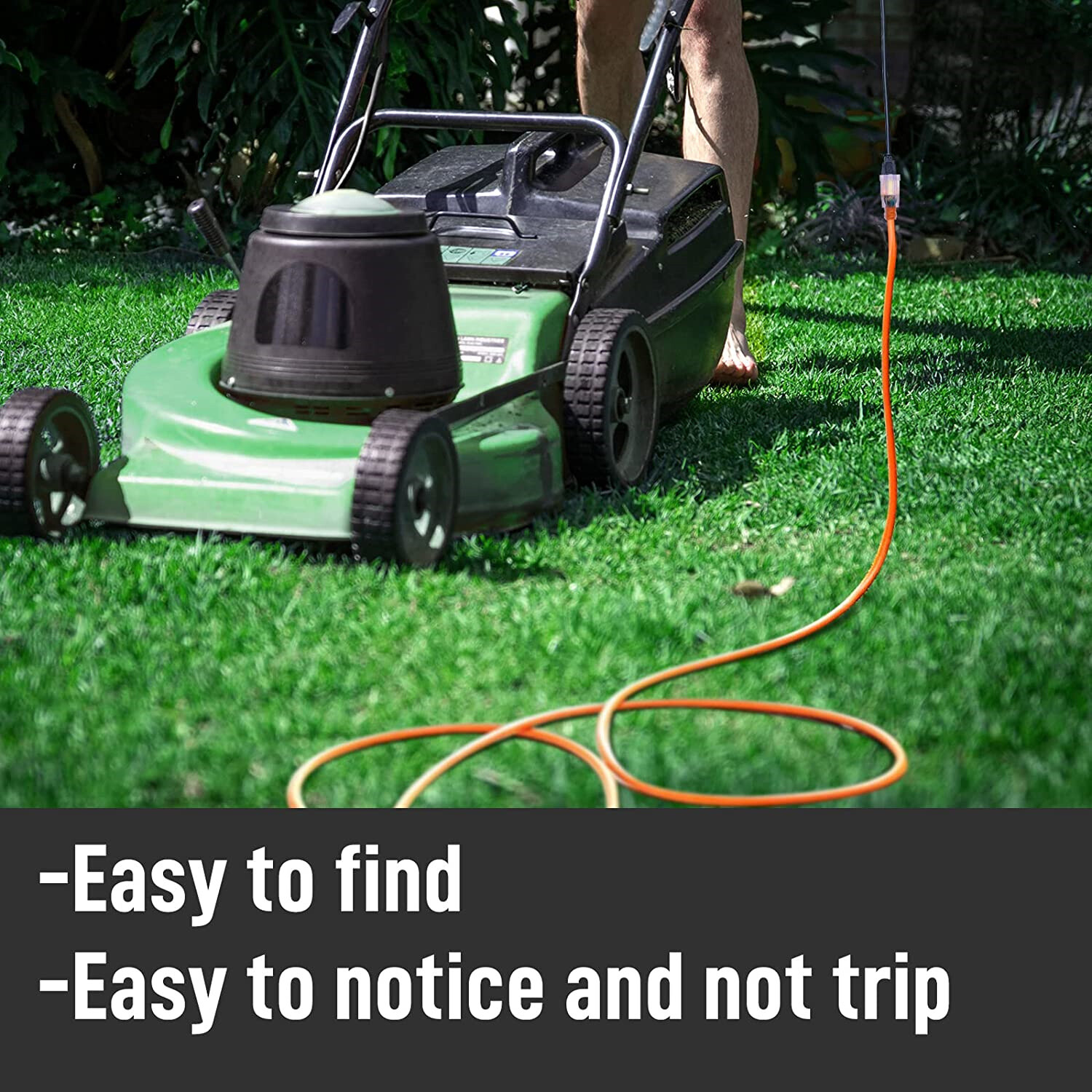 10/25/50/100 FT Heavy Duty Extension Power Cord Electrical Cable Indoor Outdoor