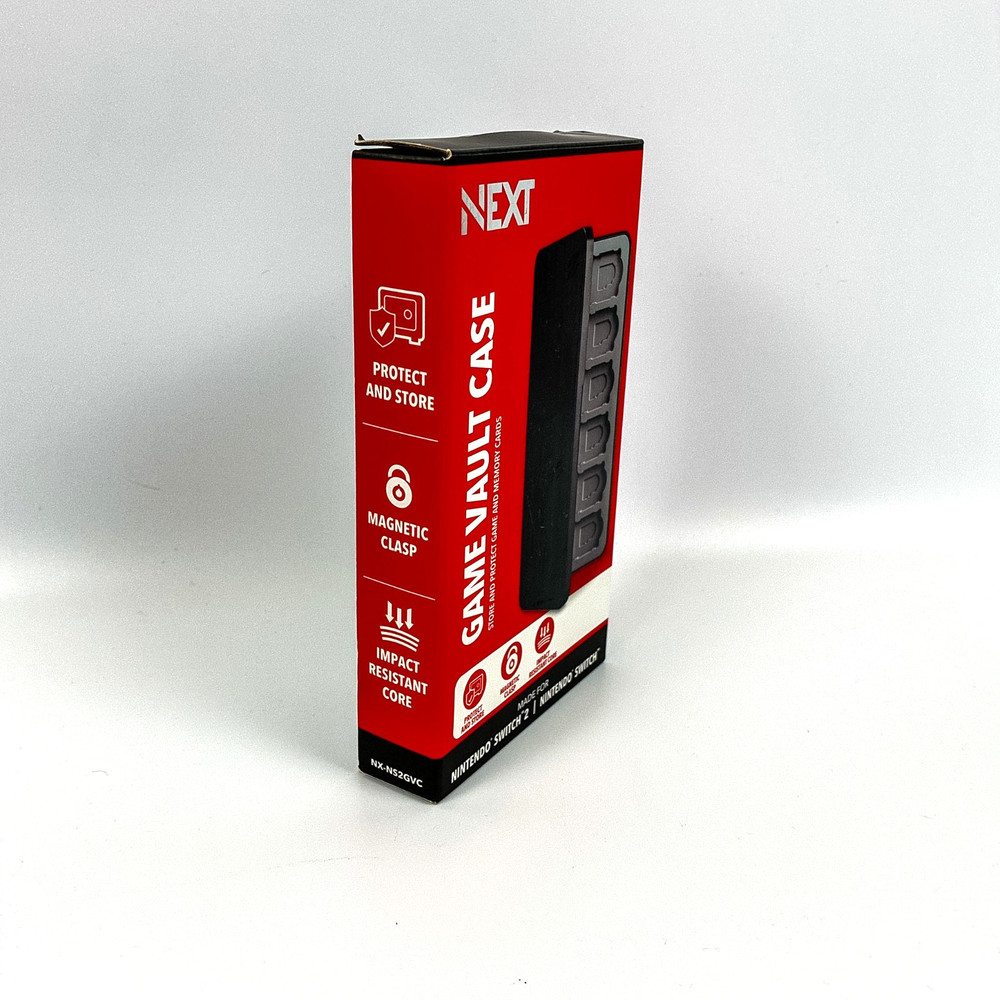 NEXT - Game Vault Case for Nintendo Switch 2 and Switch - Black