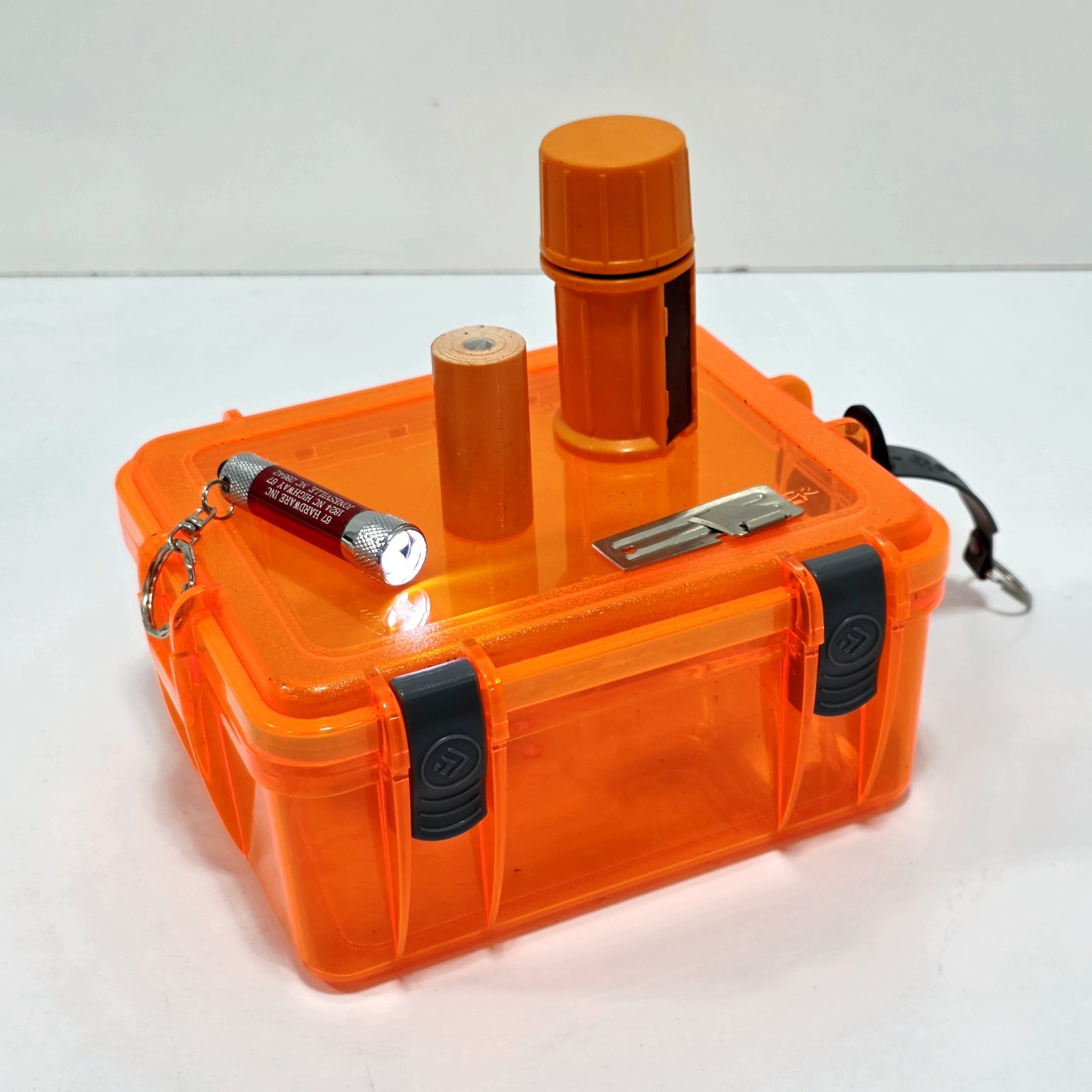 Outdoor Products - Watertight Box Large Protects Gear EXTRAS Matches Light Tape