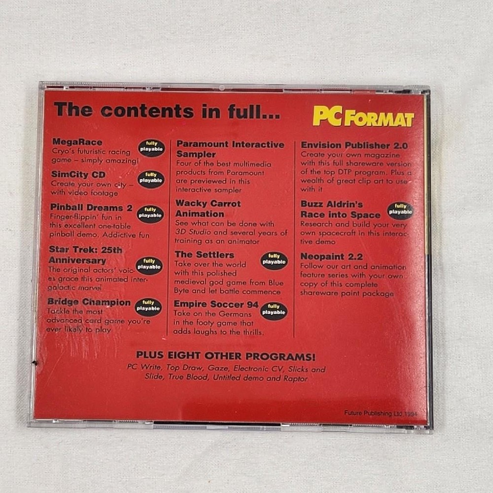 PC Format June 1994 Number 2 Future Publishing CD-ROM Collection