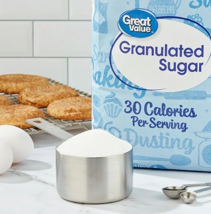 Great Value Pure Granulated Sugar, 10lb,New (2 Pack)