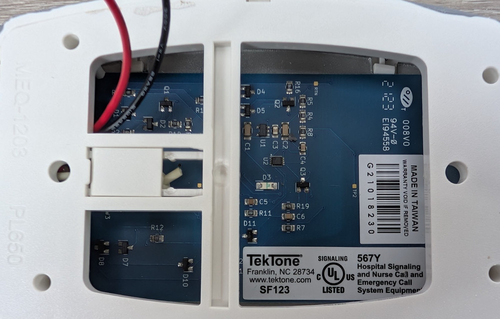 TekTone SF123 2-Button Pull-Cord Station