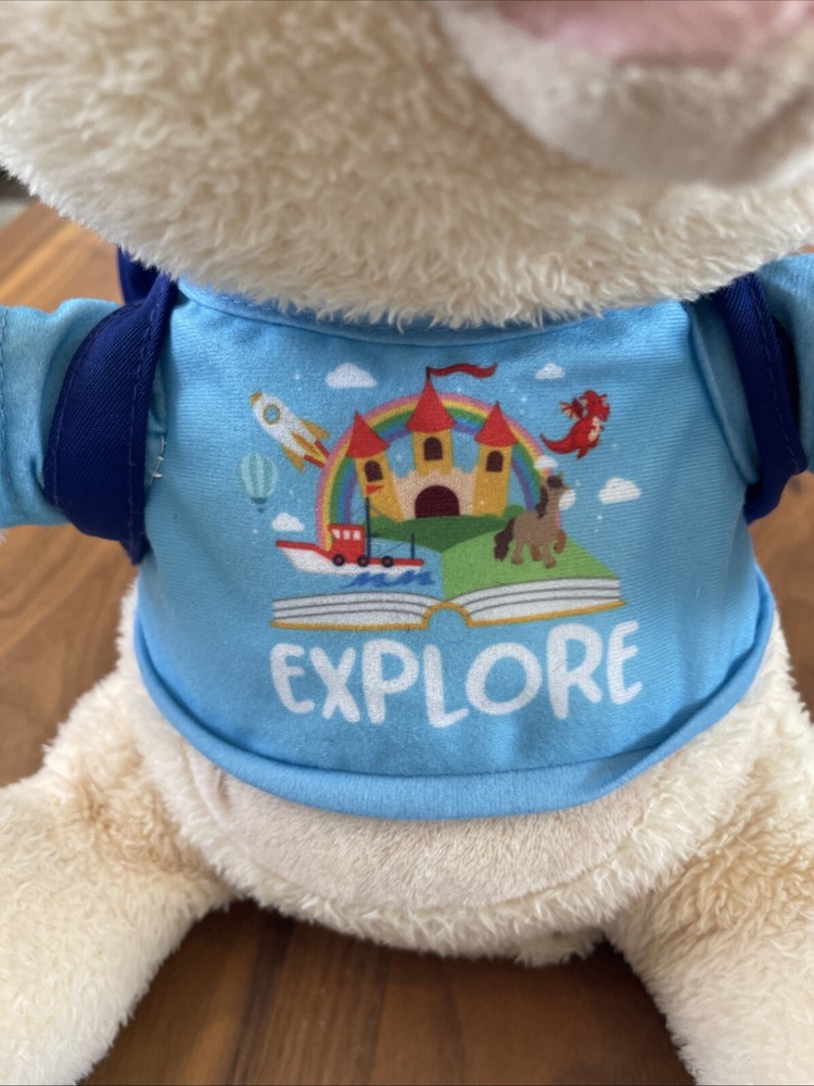 Spark Create Imagine Interactive Learning Plush Bear for Child Recites 8 Stories