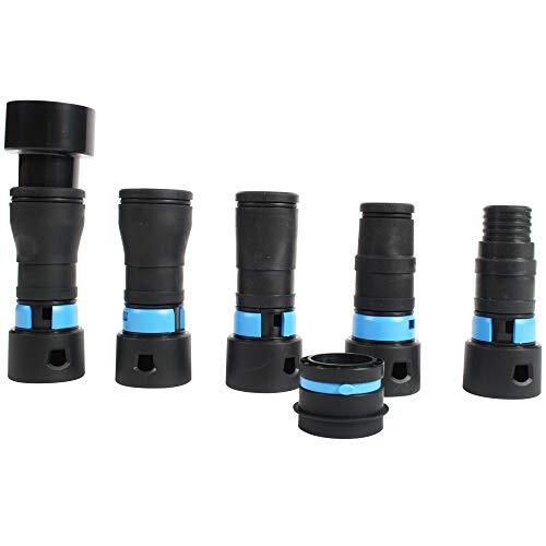 Quick Click Expanded Multibrand Power Tool Adapter Set For Dust Collection