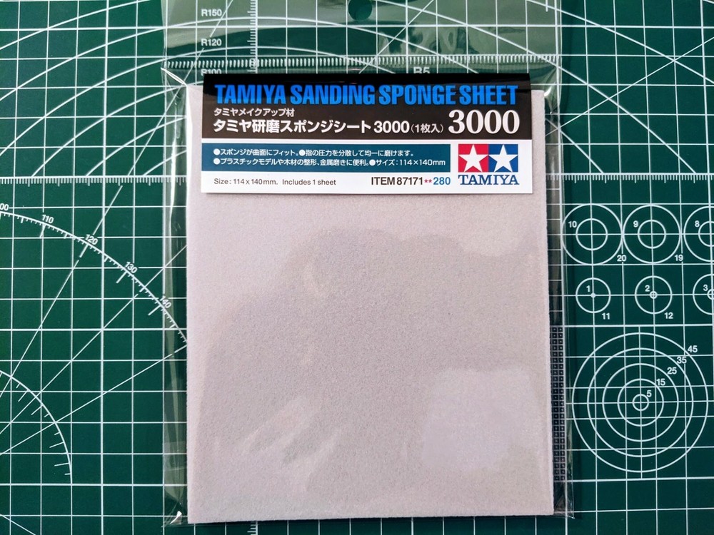 Tamiya Sanding Sponge Sheet 3000 (1pc) 87171