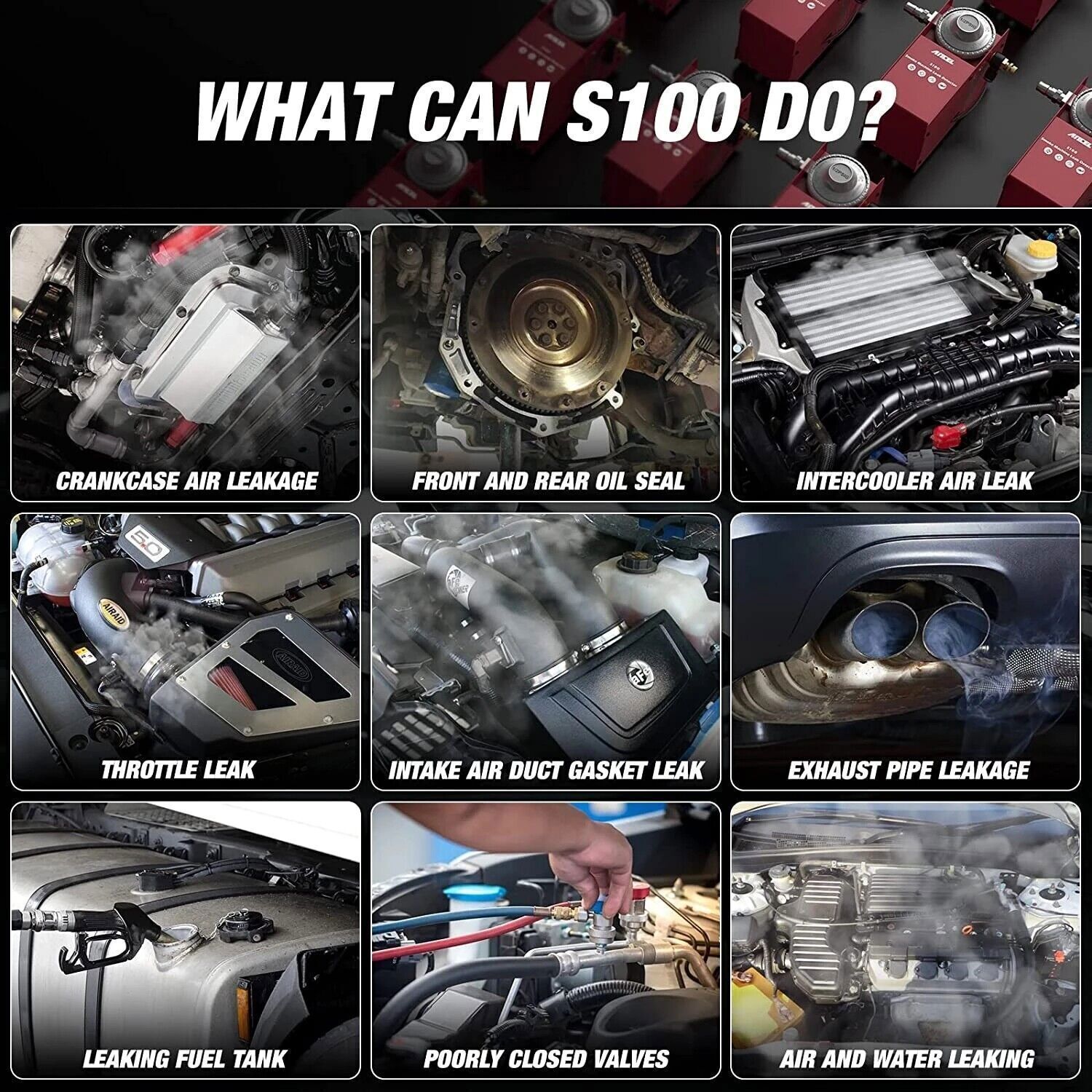 Ancel S300 EVAP Smoke Machine Automotive Diagnostic Car Leak Detection Tester