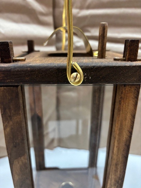 CIVIL WAR REENACTMENT WOODEN LANTERN