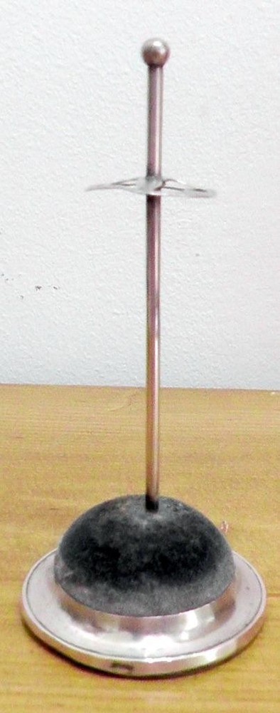Solid Silver Hat Pin Stand - Dates 1906