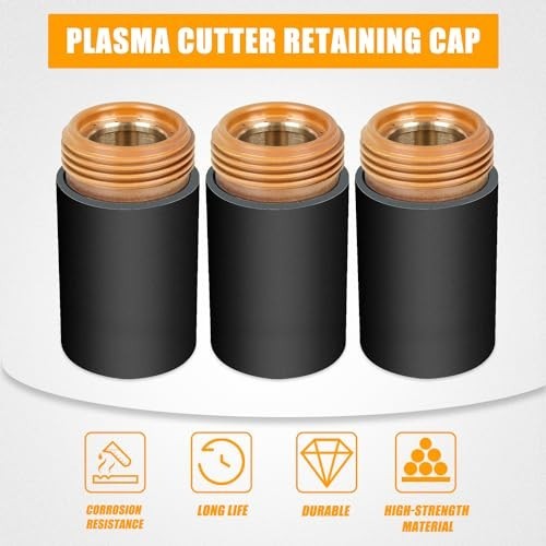 3Pcs 220854 Fit Hypertherm Retaining Cap 65A 105A Powermax 45XP 65 85 105 Plasma