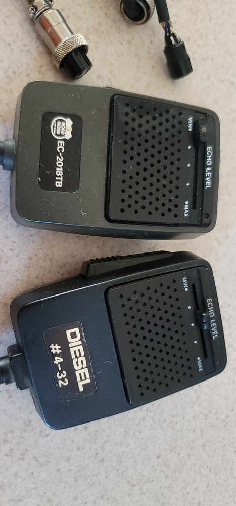 2 ECHO MIC FOR CB RADIO PARTS