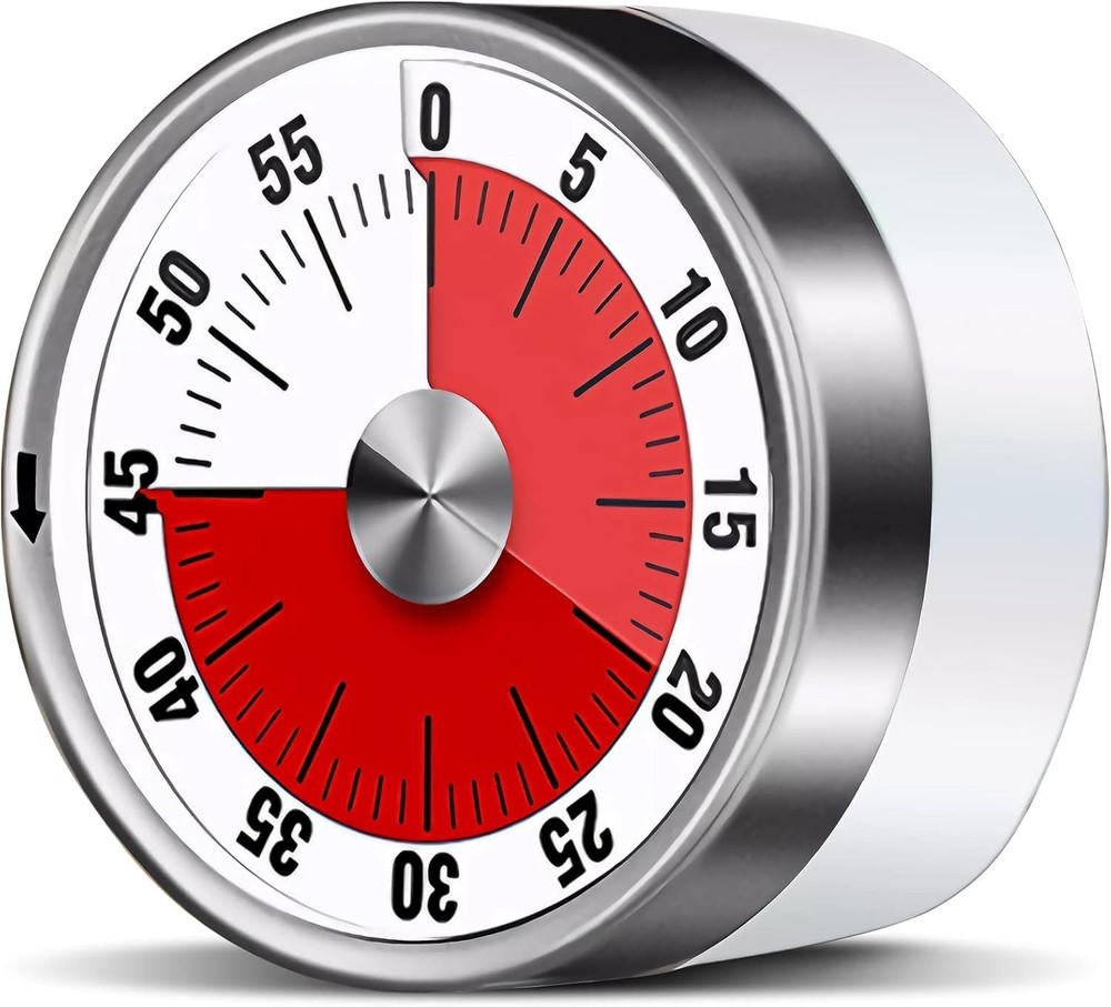 Visual Kitchen Timer Silent Countdown Clock for Home Cooking & Time Management