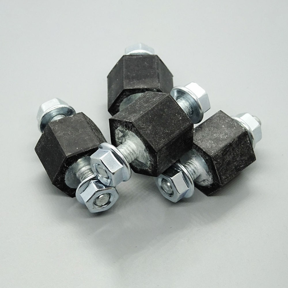 Precisely designed rubber mount intercooler with wide compatibility black