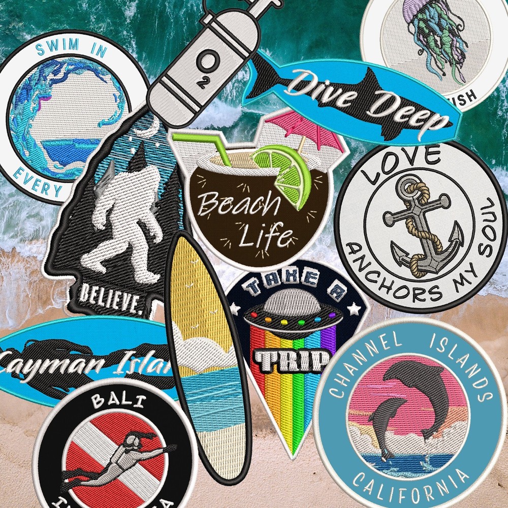 Alien Predator Retro Sci-Fi Patch - Iron-On Applique For Clothes, Space Horror