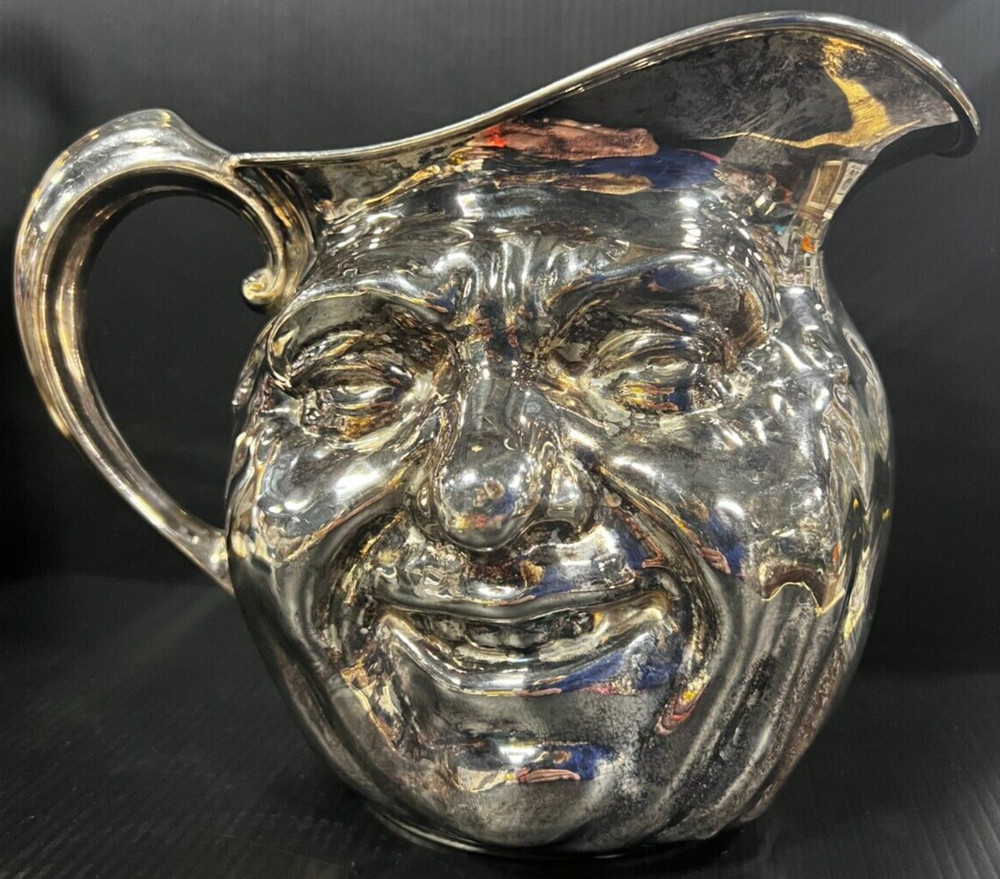 REED & BARTON SUNNY JIM SILVERPLATE PITCHER
